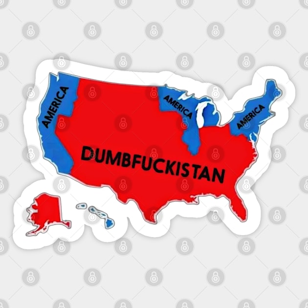 DUMBFUCKISTAN American Map Anonymous Front Dumbfuckery 68564132 0